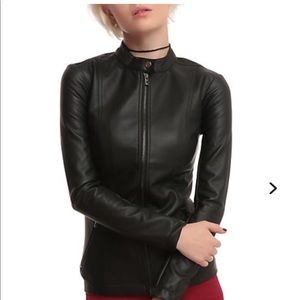 Joan Jett Trip NYC Black Pleather Jacket